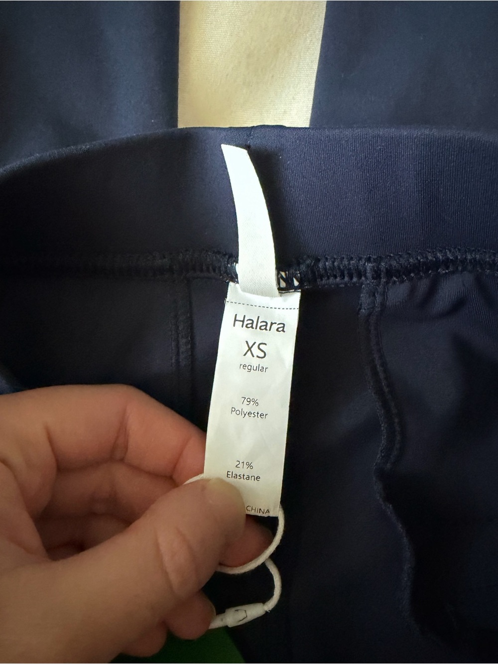 NWT HALARA Navy Wide-Leg Trousers - Picture 4 of 5